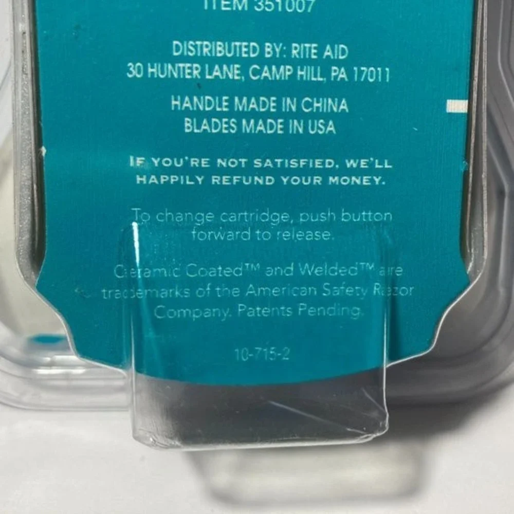 Rite Aid Renewal 3 Blade Razor for Men w/3 Refills